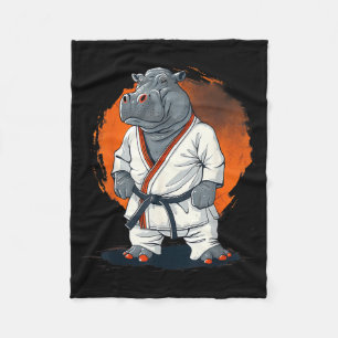 Manta Polar Hipopótamo de Kickboxing Taekwondo Karate MMA Dive