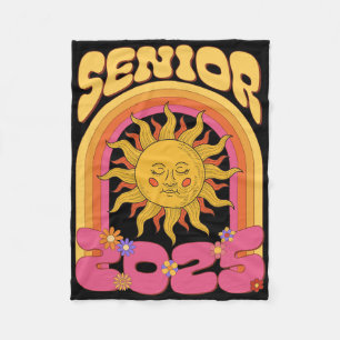 Manta Polar Hippie Sunshine Cl Promoción 2025 Senior 25 Gradua