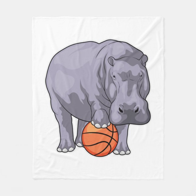 Manta Polar Hippo Baloncesto Baloncesto (Anverso)