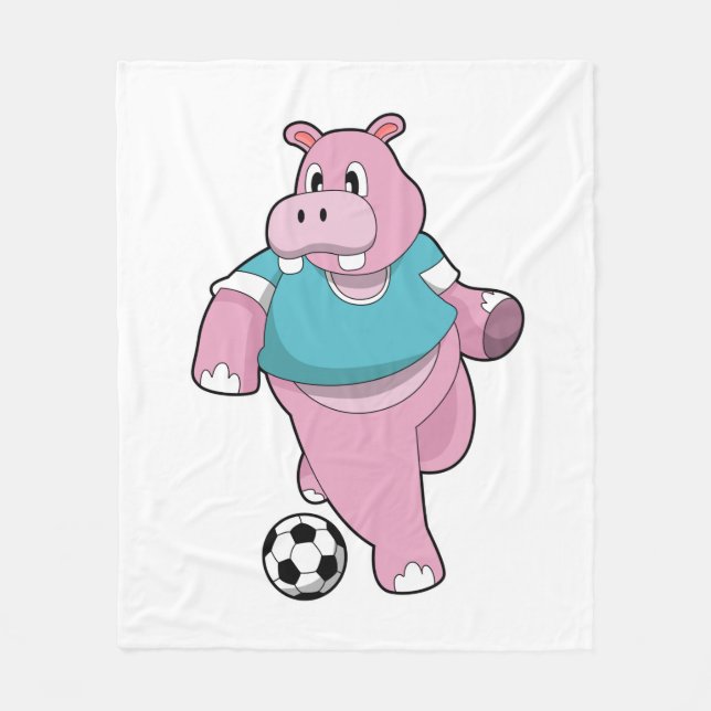 Manta Polar Hippo como jugador de fútbol con Soccer.PNG (Anverso)