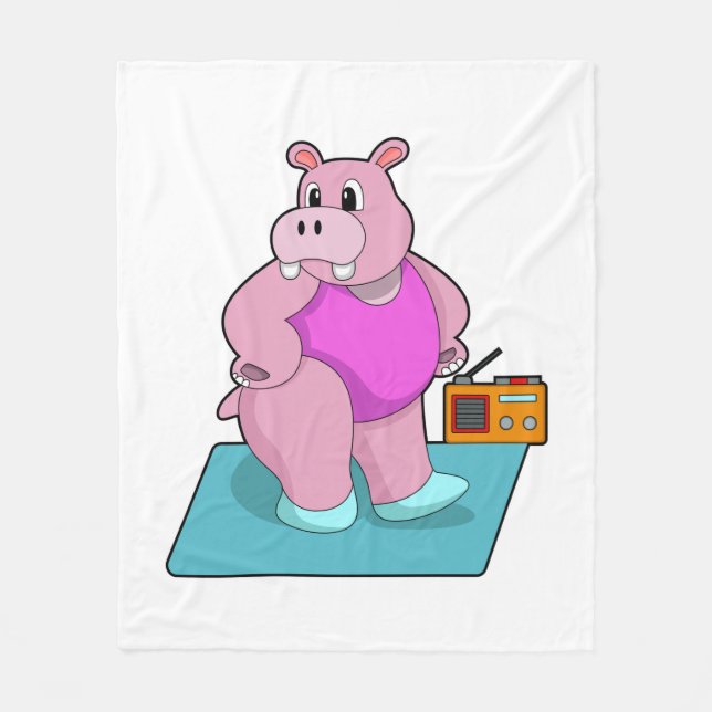 Manta Polar Hippo en Fitness con Radio.PNG (Anverso)