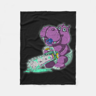 Manta Polar Hippo Scary Vaporwave Animal Chainsaw Hippo