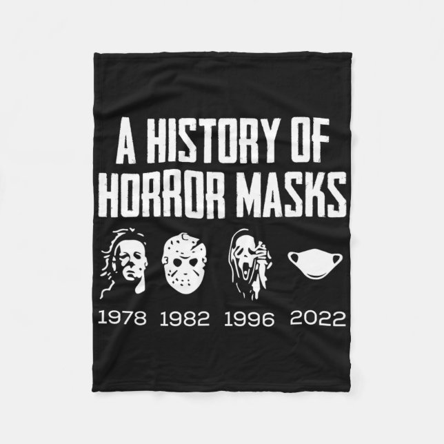 Manta Polar Historia del horror máscaras Lazy Halloween Costum (Anverso)