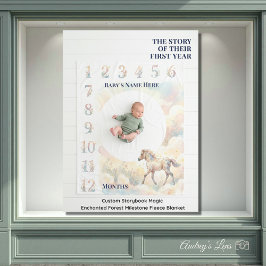 Manta Polar Historia personalizada de Storybook Magic Bosque E