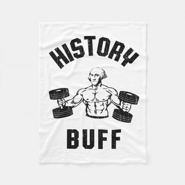 Manta Polar History Buff Funny George Washington Workout , Sma (Anverso)
