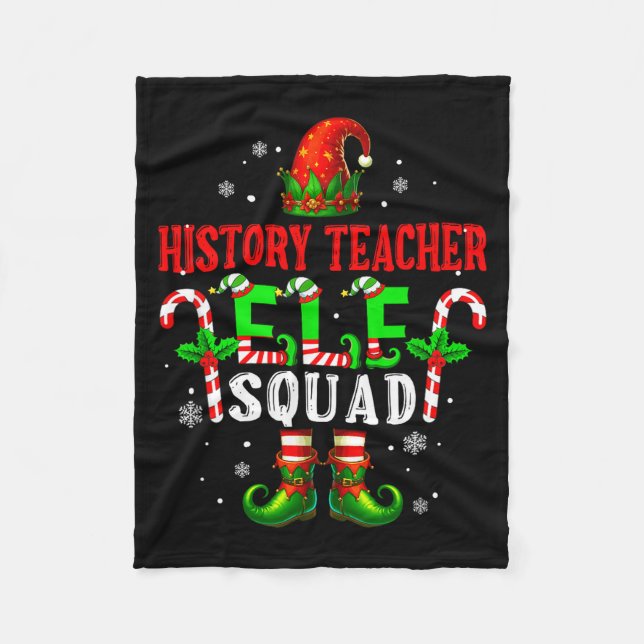 Manta Polar History Teacher Elf Squad Xmas Elf Hat Scute Ss Cu (Anverso)