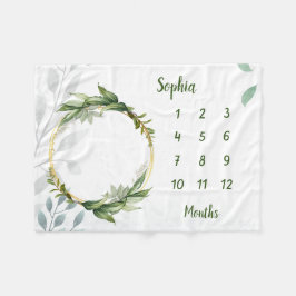 Manta Polar Hito de bebé personalizado