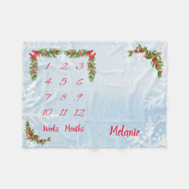 Manta Polar Hito de bebé personalizado