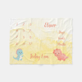 Manta Polar Hito de bebé personalizado