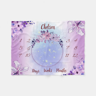 Manta Polar Hito de bebé personalizado