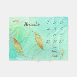 Manta Polar Hito de bebé personalizado