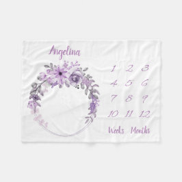 Manta Polar Hito de bebé personalizado