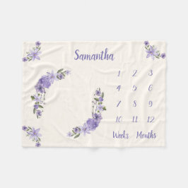 Manta Polar Hito de bebé personalizado