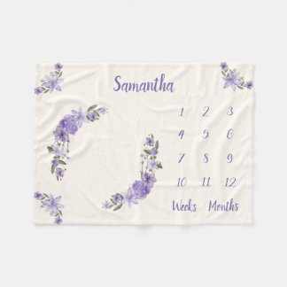 Manta Polar Hito de bebé personalizado