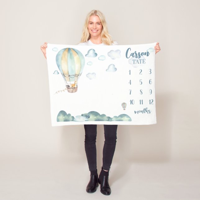 Manta Polar Hitos en globo aerostático de aire caliente niño e (In situ)