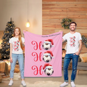 Manta Polar Ho Ho Ho Navidad Fútbol / Fútbol Americano