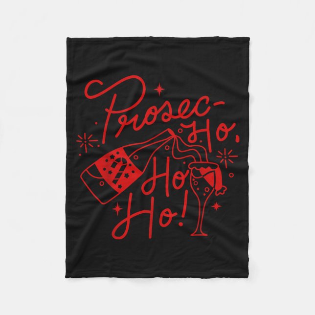 Manta Polar Ho Ho Ho Prosecco Christmas Tee Funny Wine Lover H (Anverso)
