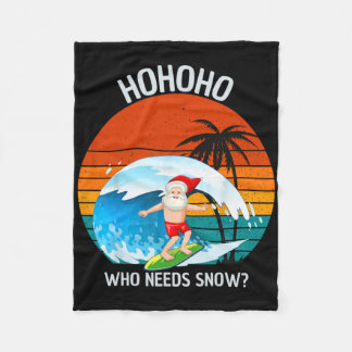 Manta Polar Ho Ho Ho Quién Necesita Navidad De Nieve En Julio 