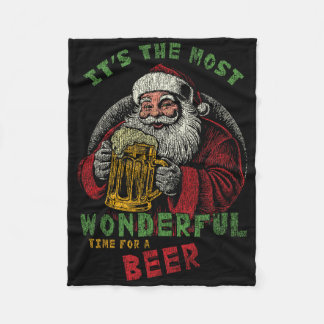 Manta Polar Ho Ho Holy I Need A Beer Funny Santa Christmas Dri