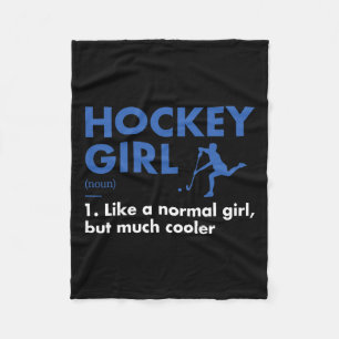Manta Polar Hockey sobre definición de Chica deportivo