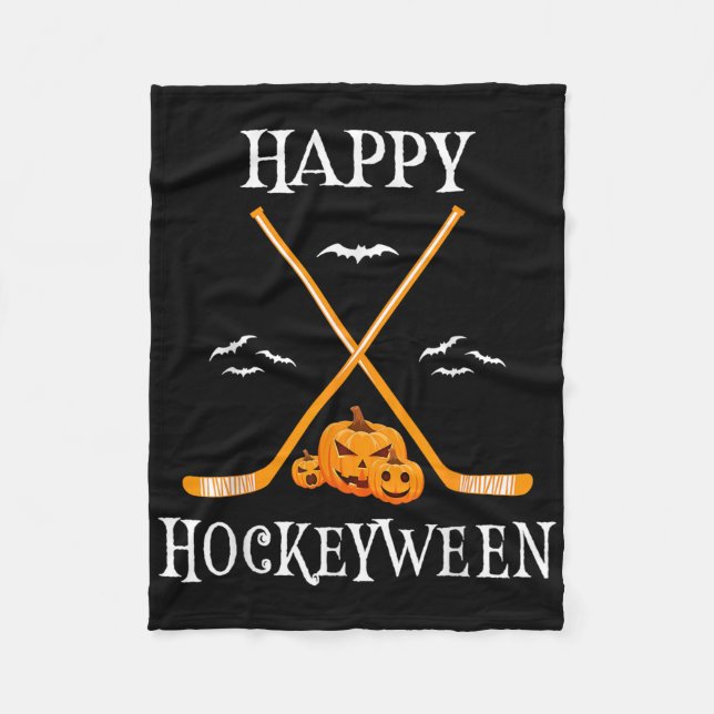 Manta Polar Hockeyween Graciosa Hockey Halloween Disfraces Niñ (Anverso)