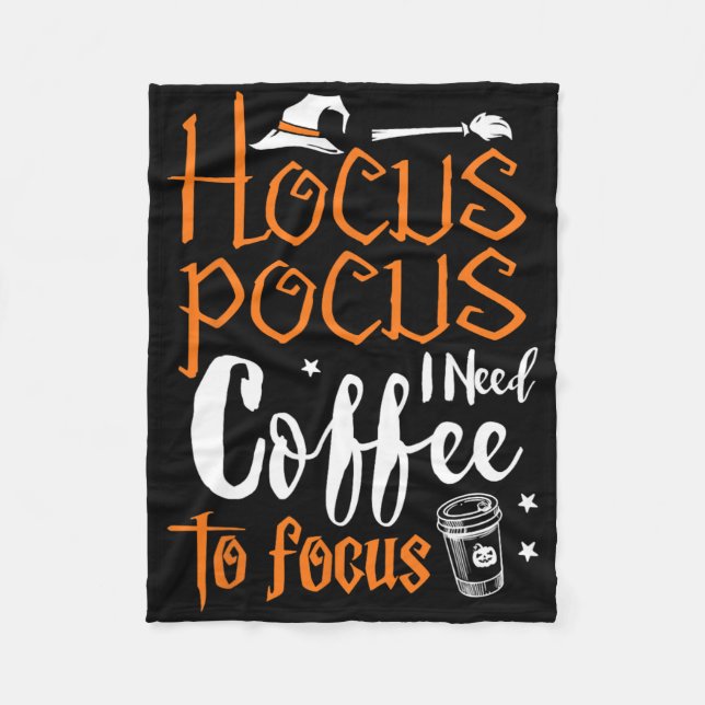 Manta Polar Hocuss Pocus Diy Halloween (Anverso)