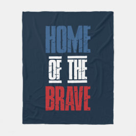 Manta Polar Hogar de los valientes