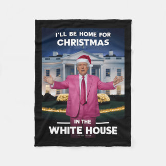 Manta Polar Hogar De Navidad Santa Funny Trump Xmas Pajamas