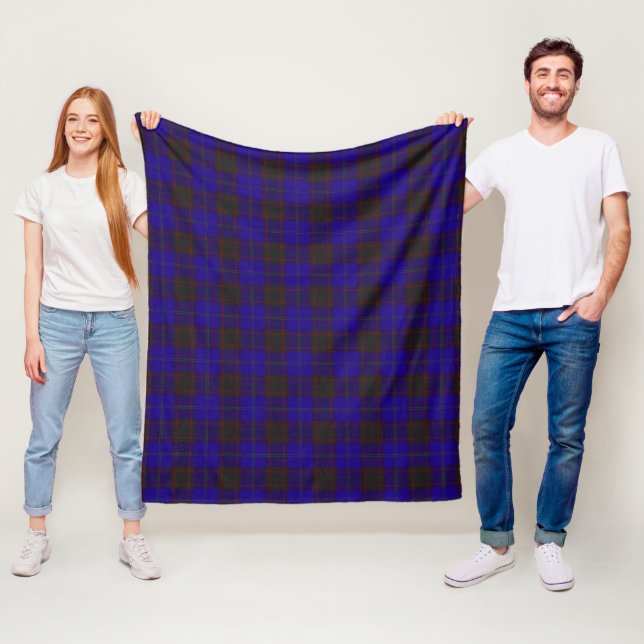 Manta Polar Hogar (Hume) Clan Scottish Tartan Plaid (In situ)