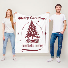 Manta Polar Hogar para las fiestas Vintage Diseño