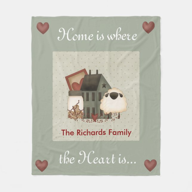 Manta Polar Hogares primitivos (Anverso)