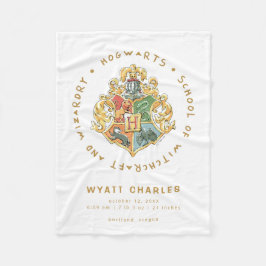 Manta Polar HOGWARTS™ Bebé Nacimientos Estatua Fleece Blanket