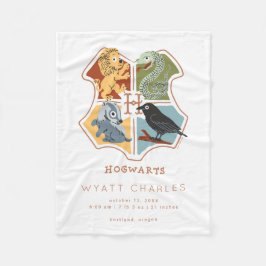 Manta Polar HOGWARTS™ Personalizado Baby Stats Fleece Blanket