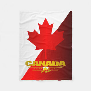 Manta Polar Hoja de arce de Canadá