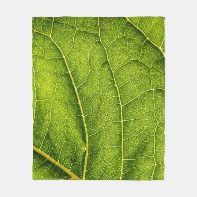 Manta Polar Hoja verde (Anverso)