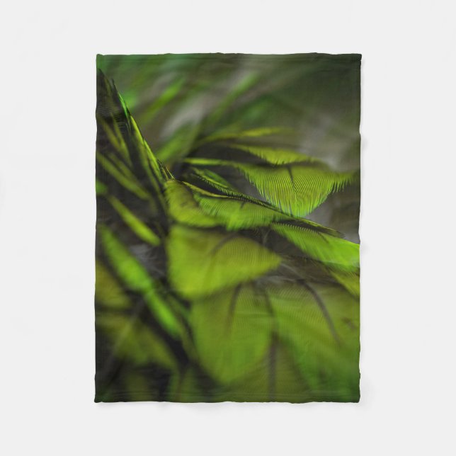 Manta Polar Hoja verde (Anverso)