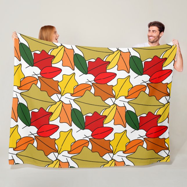 Manta Polar Hojas (In situ)