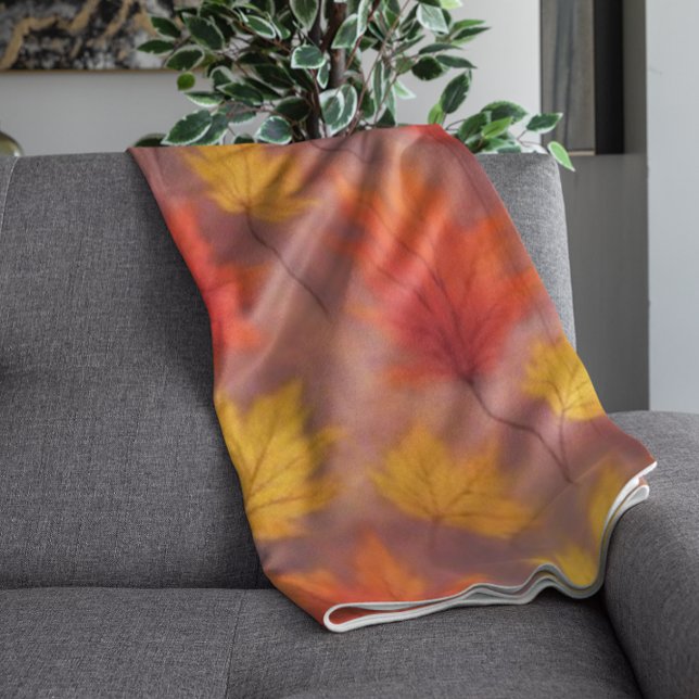 Manta Polar Hojas de cascada rusticas para caídas - Foliage de (Subido por el creador)