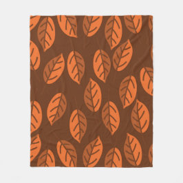 Manta Polar Hojas de color