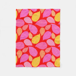 Manta Polar Hojas de otoño.