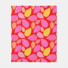 Manta Polar Hojas de otoño.