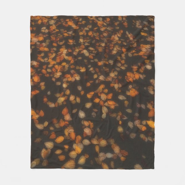 Manta Polar hojas de otoño (Anverso)