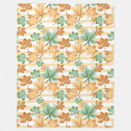 MANTA POLAR HOJAS DE OTOÑO COLORADAS EN LA CAÍDA DE PASTEL