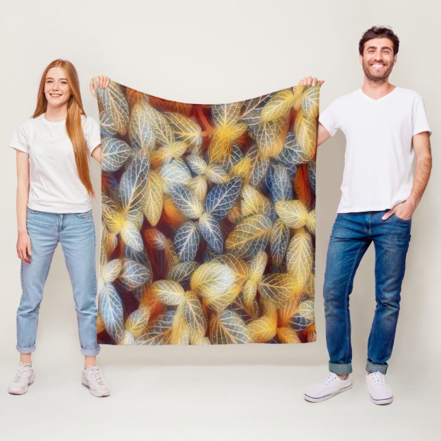 Manta Polar Hojas de otoño rusas (In situ)