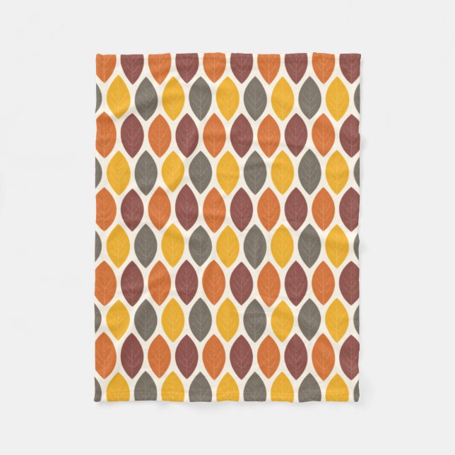 Manta Polar Hojas otoñales (Anverso)