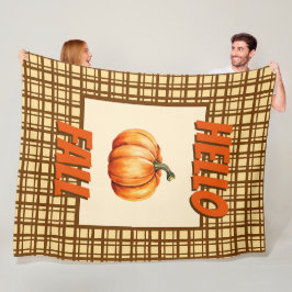 Manta Polar Hola Caída - La Calabaza de la Naturaleza Tapada A