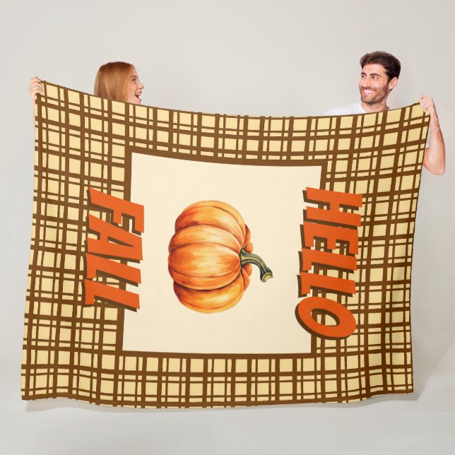 Manta Polar Hola Caída - La Calabaza de la Naturaleza Tapada A (In situ)