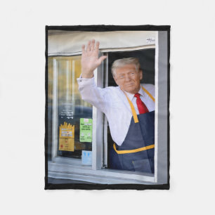 Manta Polar Hola, consíguese a su hamburguesa Donald Trump, co