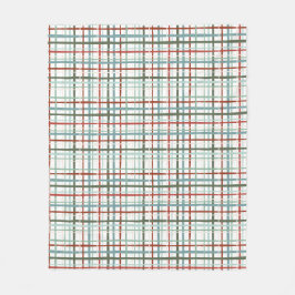 Manta Polar Holiday Gingham - Pacífica