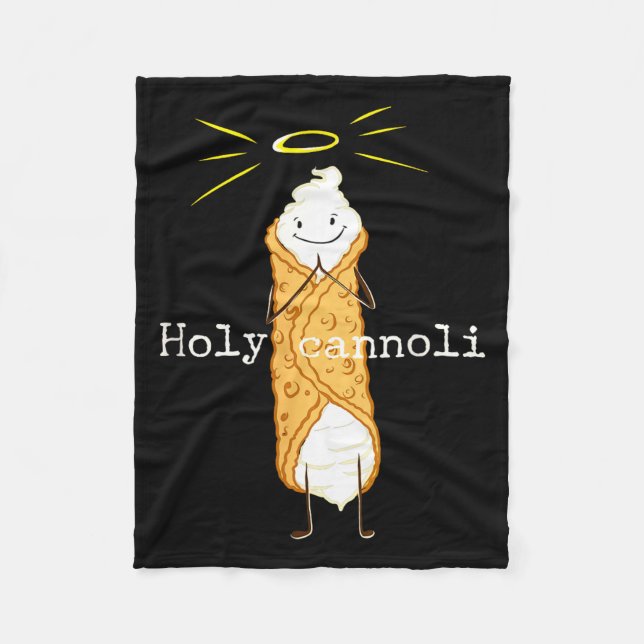 Manta Polar Holy Cannoli Funny Quote Italian American Gift Sic (Anverso)